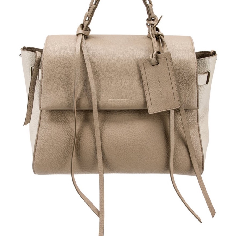 Elena Ghisellini Leather Handbag /Satchel